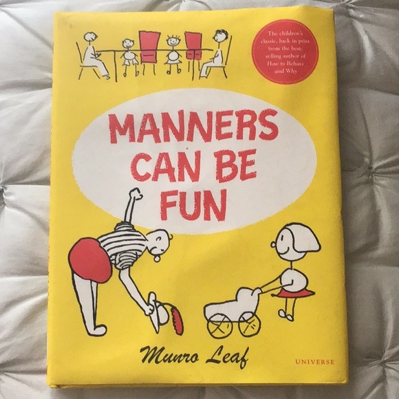 UNIVERSE Other - 🌟DONATED🌟Classic Book😃Manners Can Be Fun by Munro Leaf
